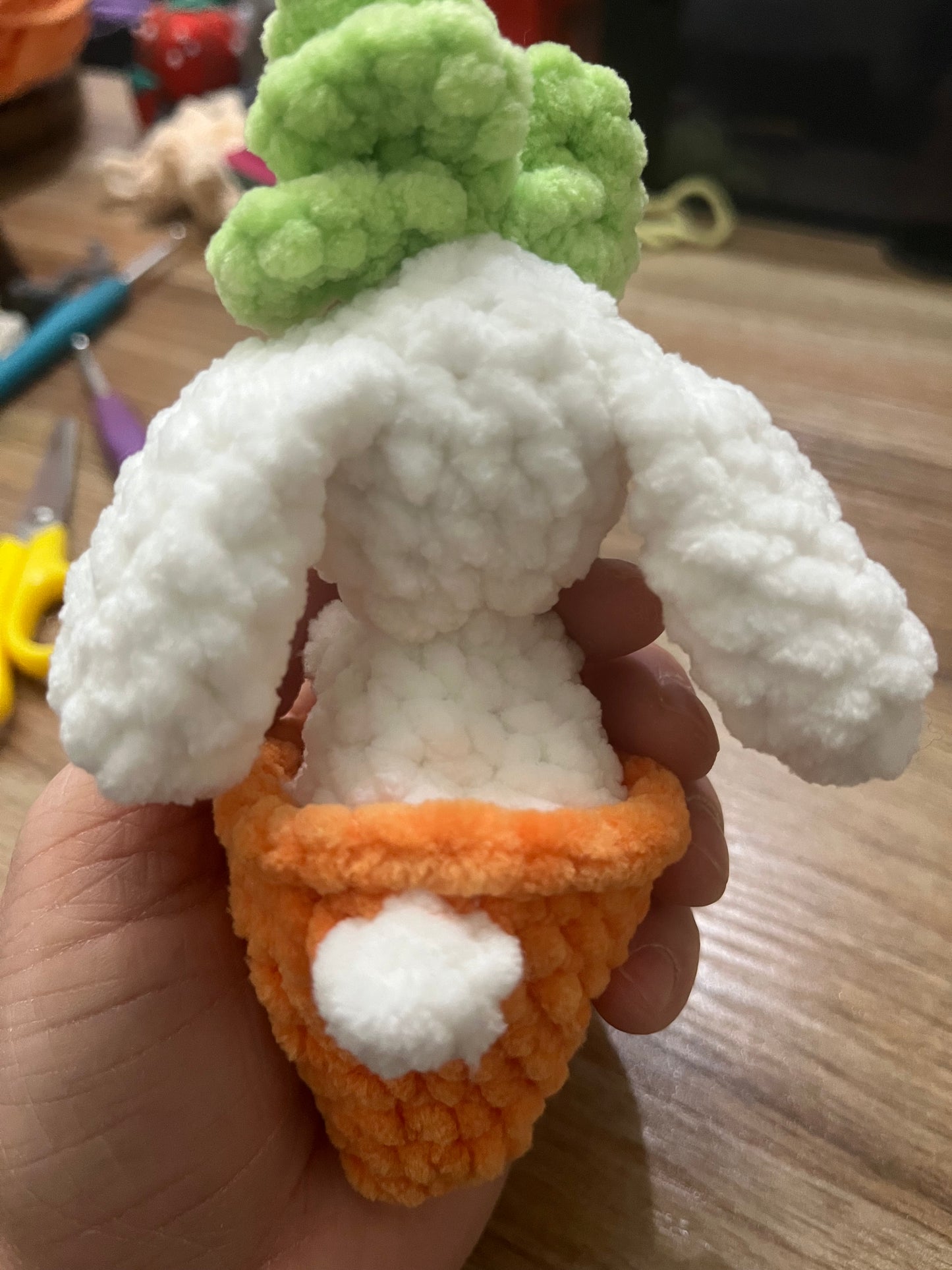 Rabbit in Carrot Fidget Pop