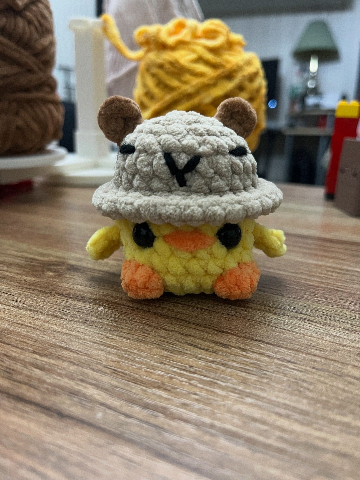 Chick in a Capybara Hat