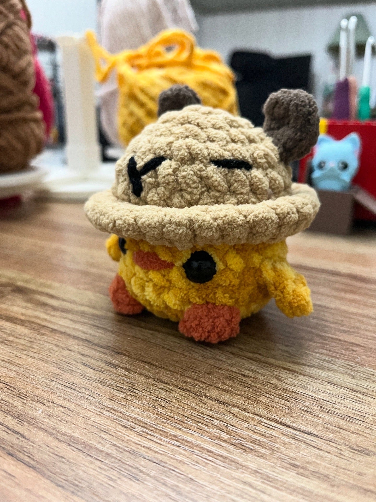 Chick in a Capybara Hat