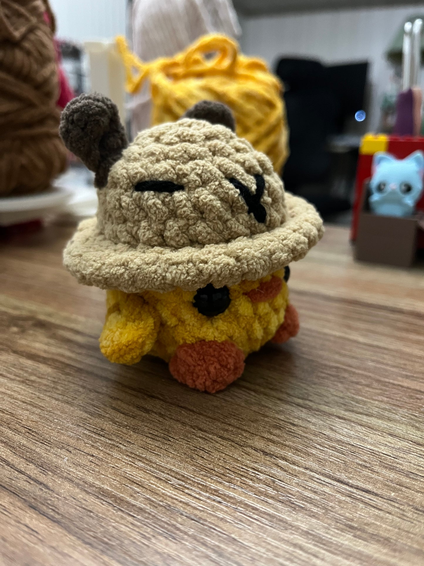 Chick in a Capybara Hat