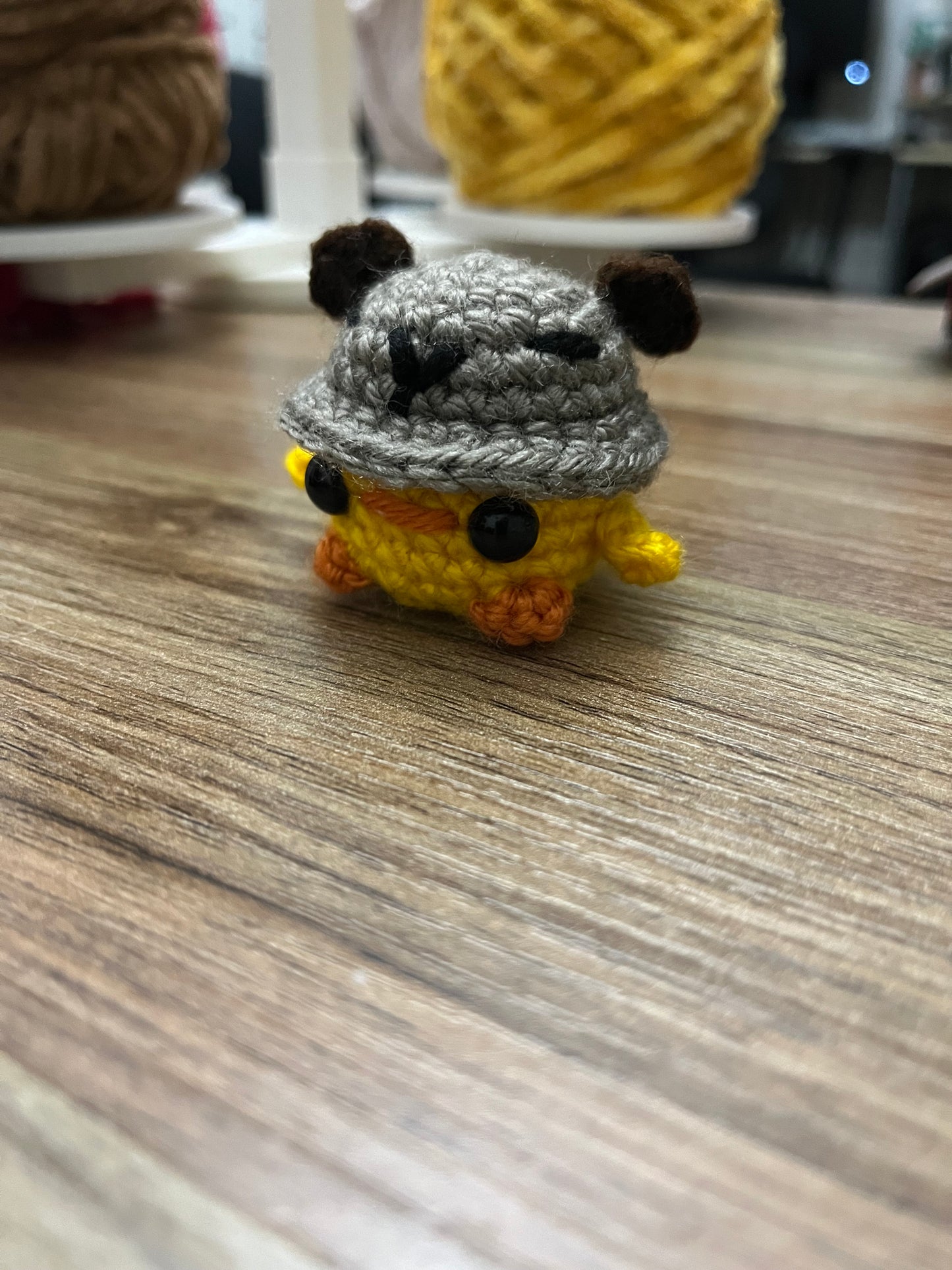 Chick in a Capybara Hat