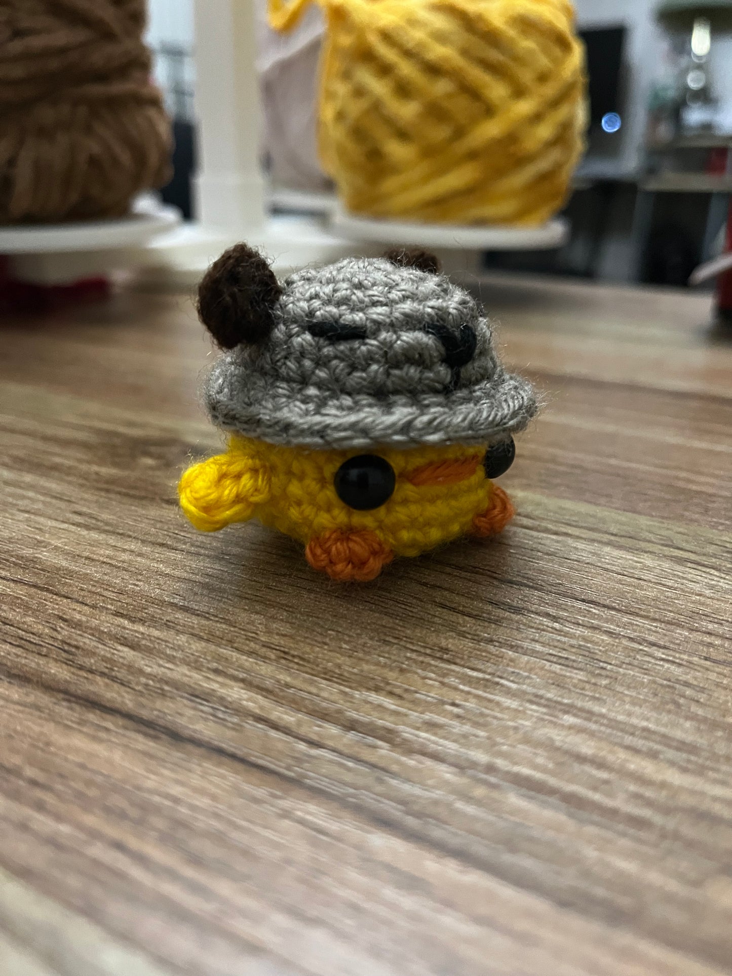 Chick in a Capybara Hat