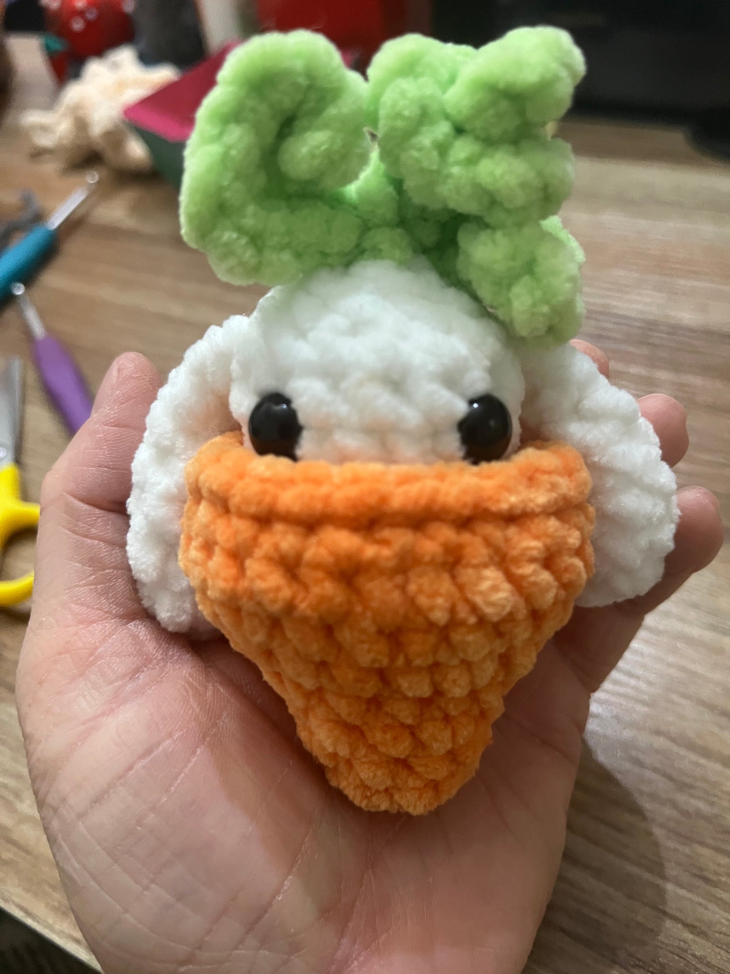 Rabbit in Carrot Fidget Pop