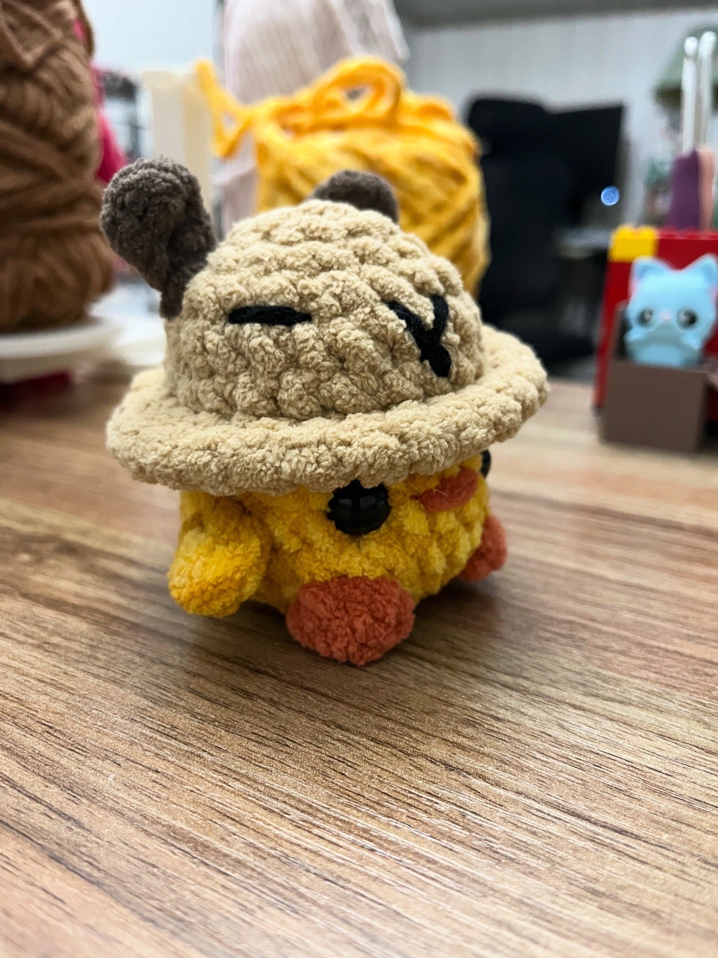 Chick in a Capybara Hat