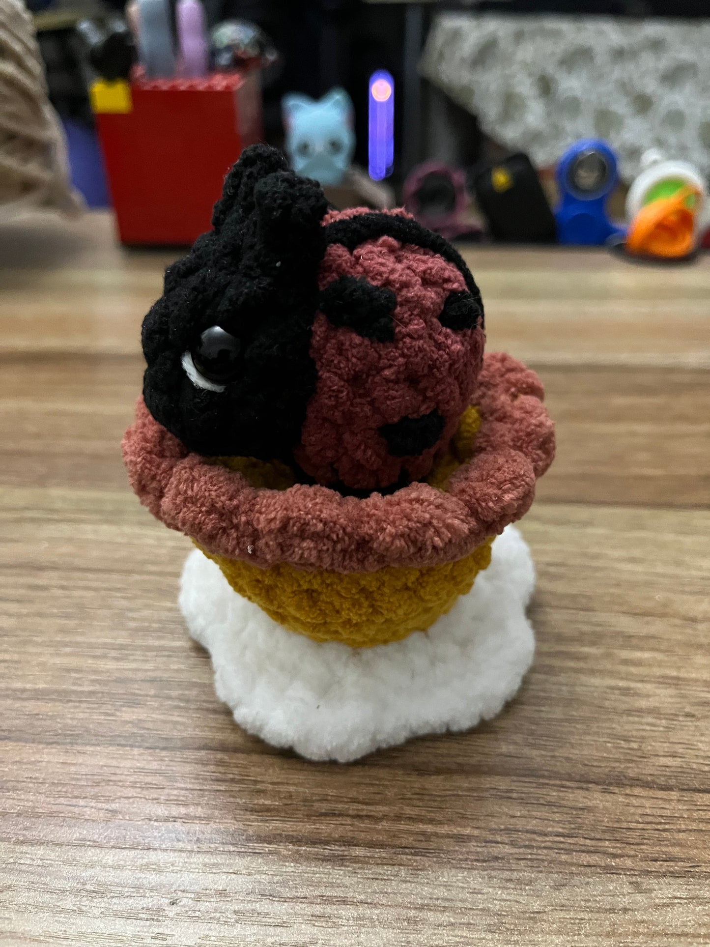 Ladybug Daffodil Fidget