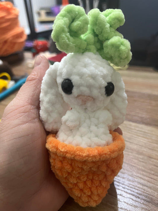 Rabbit in Carrot Fidget Pop