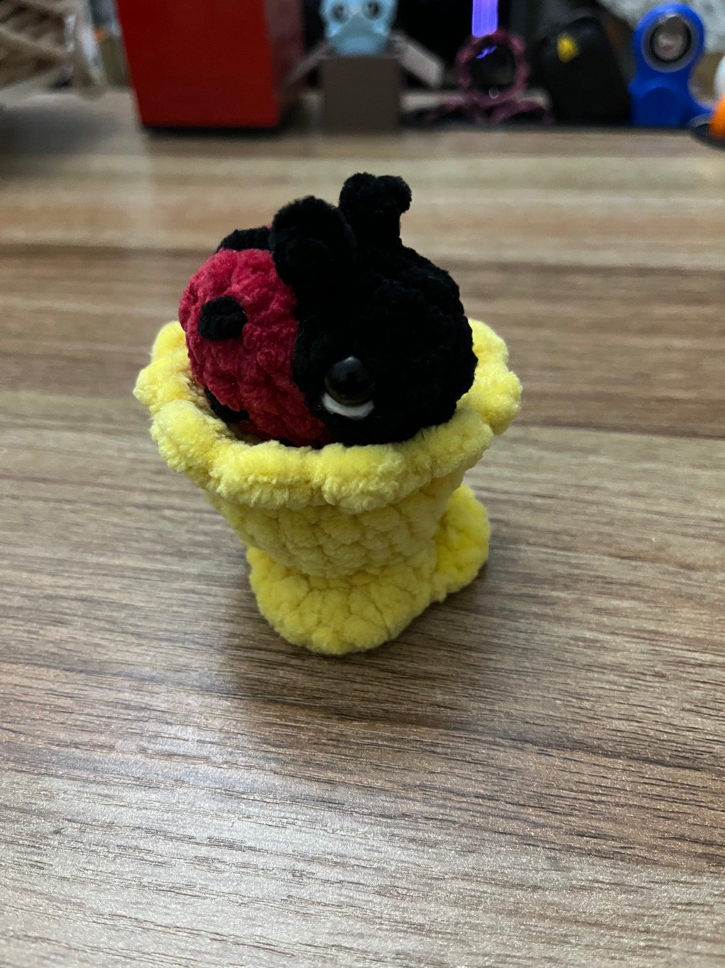 Ladybug Daffodil Fidget