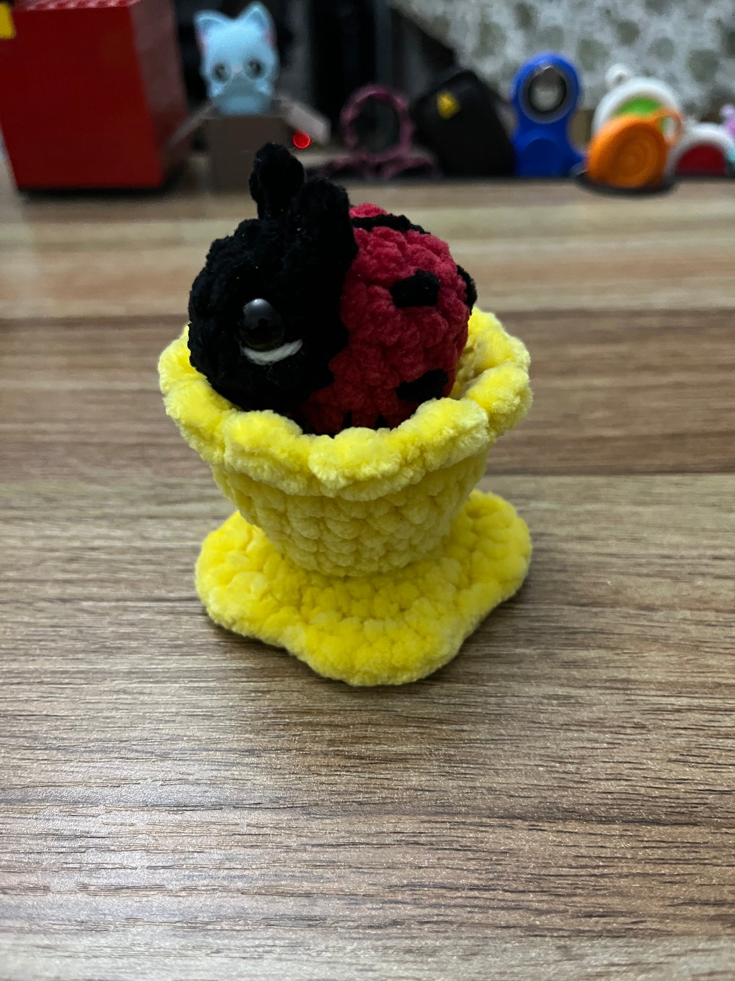 Ladybug Daffodil Fidget