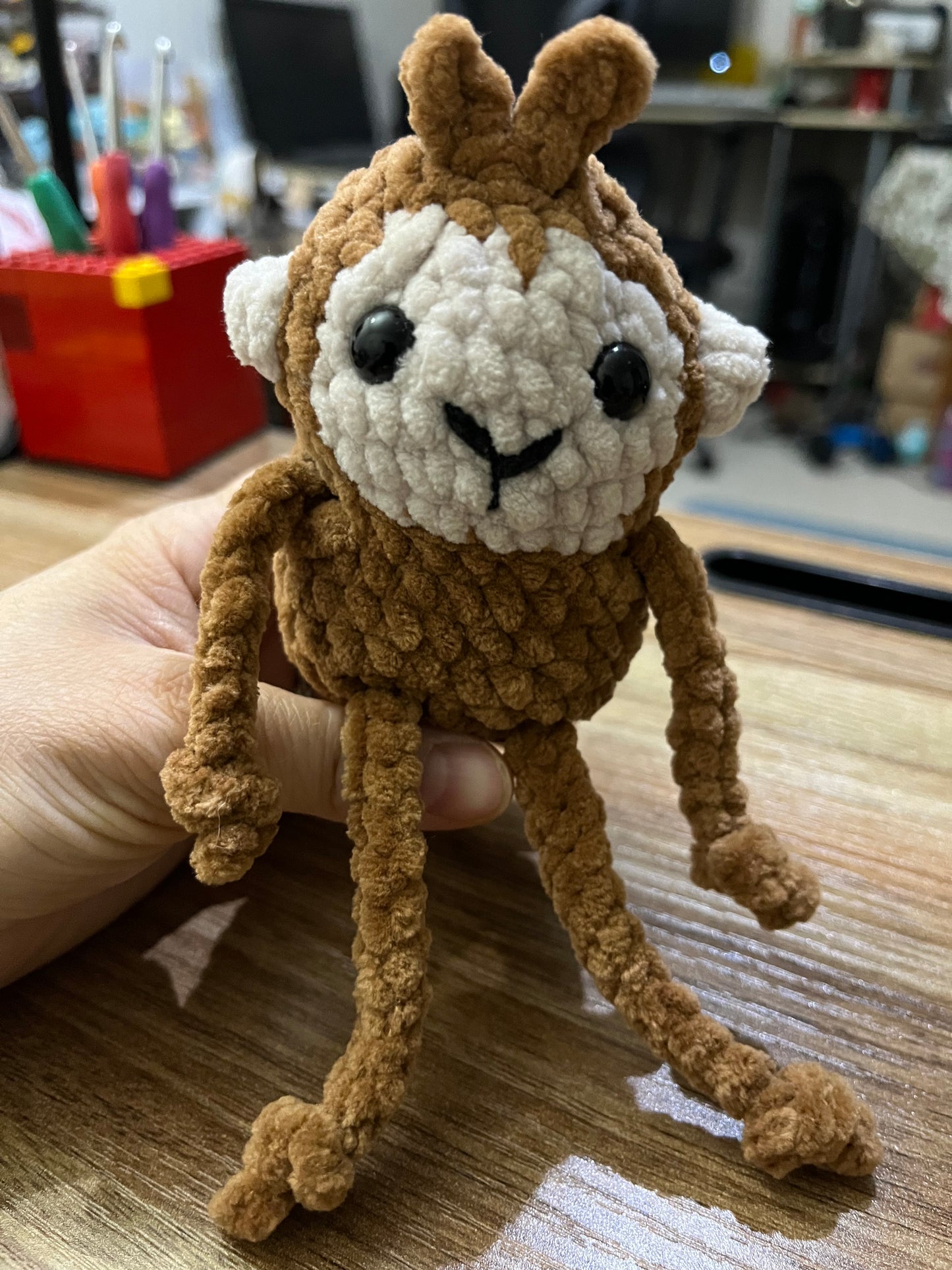 Monkey Tug Fidget Plush