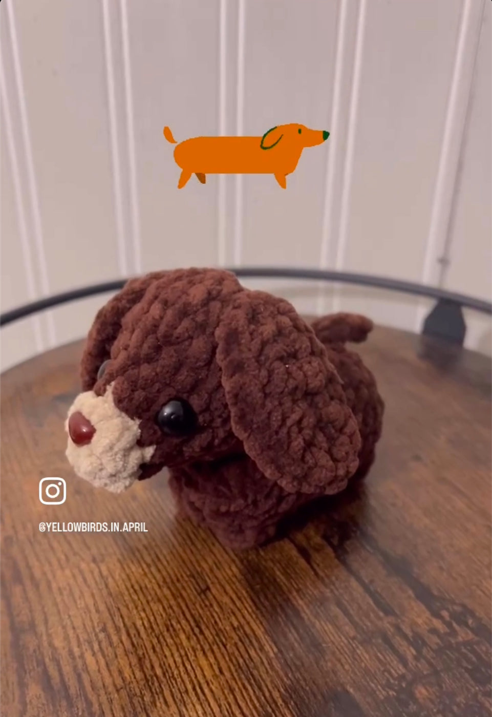 Dachshund Weiner pup Plush