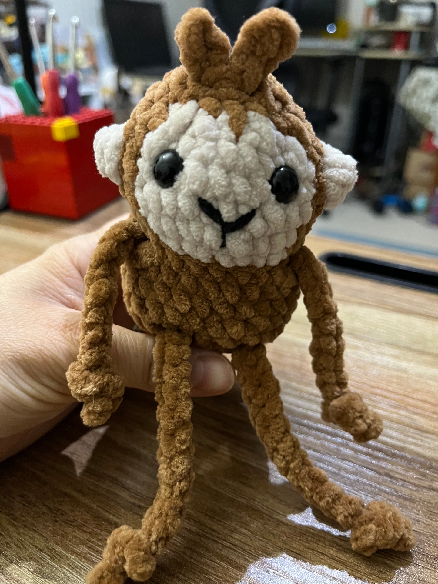 Monkey Tug Fidget Plush